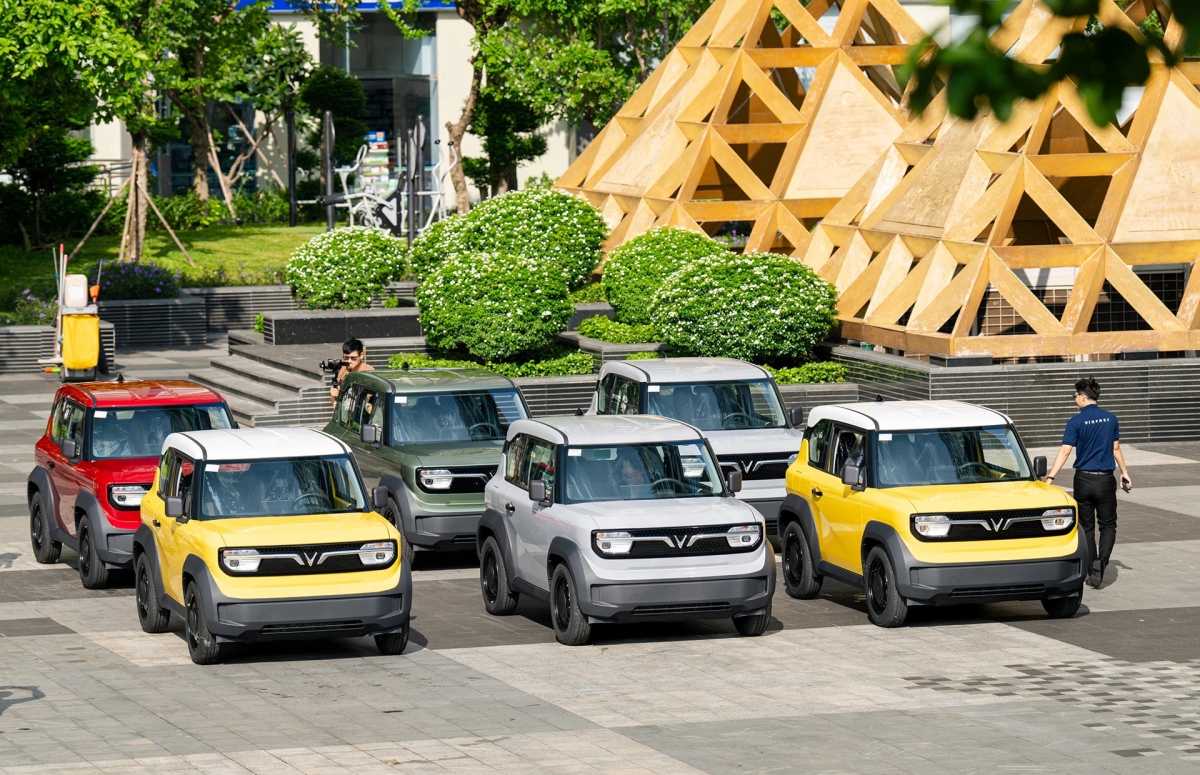 VinFast mini electric car VF 3 hits the road in Vietnam